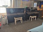 2 piano's 1x Samick SU-131 en 1x Yamaha U1 Piano, Ophalen, Zwart, Zo goed als nieuw, Piano