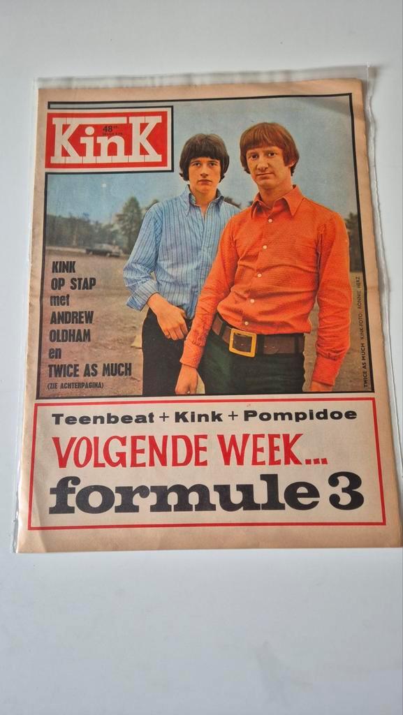 Zeldzame Kink Muziekkranten Muziekbladen 1967, Boeken, Tijdschriften en Kranten, Muziek, Film of Tv, Verzenden