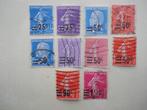 Frankrijk 1926 Semeuse Pasteur surcharge Yv210+212-215 gest., Postzegels en Munten, Postzegels | Europa | Frankrijk, Ophalen of Verzenden