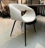 Whale Chair White Pearl Blouclestof (teddy), Ophalen of Verzenden, Nieuw, Wit, Vijf, Zes of meer stoelen