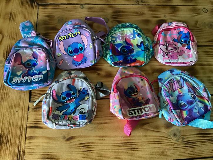 Stitch rug zakje, Sieraden, Tassen en Uiterlijk, Tassen | Damestassen, Nieuw, Ophalen of Verzenden