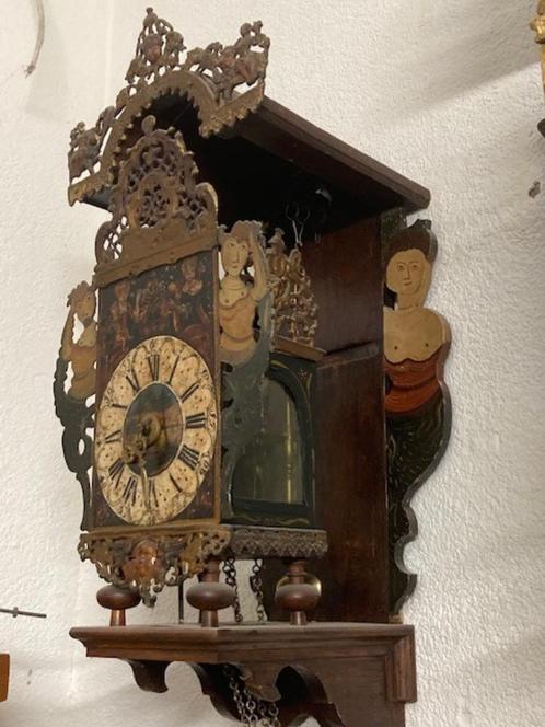 Antieke stoelklok 1790, Antiek en Kunst, Antiek | Klokken, Ophalen