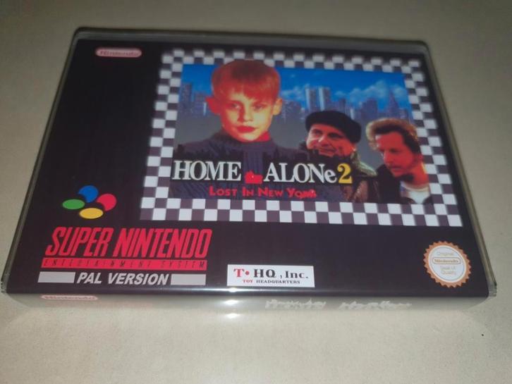 Home Alone 2 SNES Game Case, Spelcomputers en Games, Games | Nintendo Super NES, Zo goed als nieuw, Avontuur en Actie, 1 speler
