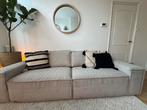 Mooie 3-zits bank beige/ grijs, Ophalen, Gebruikt, Driepersoons, 75 tot 100 cm