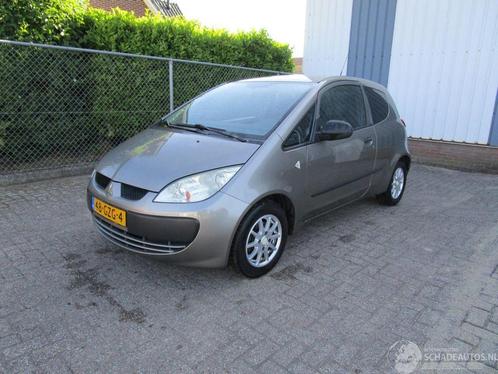 Mitsubishi Colt 1.1 Navi Airco (bj 2008), Auto diversen, Schadeauto's, Handgeschakeld, Benzine, Overige carrosserieën, Zilver of Grijs