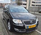 Volkswagen Touran 1.4 TSI 103KW 7P DSG 2010 Zwart, Parkeersensor, Stof, 4 cilinders, 7 stoelen