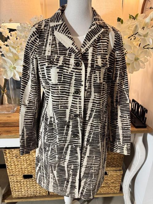 Dunne, Bruin-Beige zomerjas Max Mara 40/M, katoen, ZGAN., Kleding | Dames, Jassen | Zomer, Zo goed als nieuw, Maat 38/40 (M), Beige
