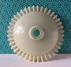 Vintage plastic lampenkap, Huis en Inrichting, Lampen | Lampenkappen, Gebruikt, Beige, Ophalen of Verzenden, Nvt
