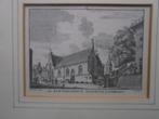 Utrecht, 4 Oude gravures in ongeveer zelfde lijstjes, Antiek en Kunst, Kunst | Etsen en Gravures, Ophalen of Verzenden