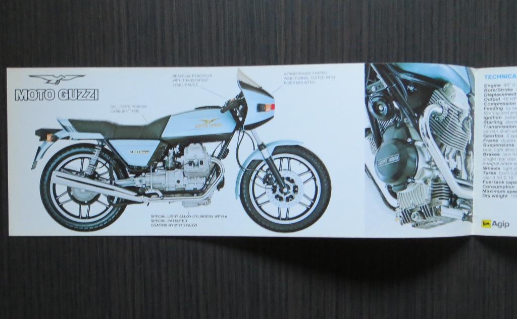 Folder Moto Guzzi V50 Monza - 1981 (Engels), Verzenden, Moto Guzzi