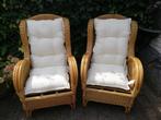 Twee stevige rotan stoelen, Ophalen, Gebruikt, Twee, Bruin