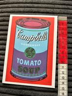 800. Kaart illustr Campbell soup cann Andy Warhol, Ophalen of Verzenden, Ongelopen, Sterren en Beroemdheden