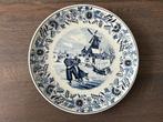 Delfts Blauw Wandbord Boch Belgium, Antiek en Kunst, Antiek | Wandborden en Tegels, Ophalen