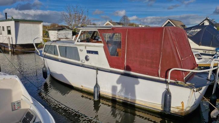 Bestevaer 830 OK, Watersport en Boten, Motorboten en Motorjachten, Gebruikt, Staal, 6 tot 9 meter, Diesel, Binnenboordmotor, 50 pk of meer