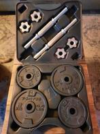 Dumbbells Domyos 2 x 10 Kg, Ophalen, Zo goed als nieuw, Benen, Dumbbell