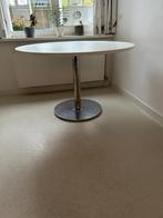 witte ronde tafel, Ophalen, Gebruikt, Rond, Modern