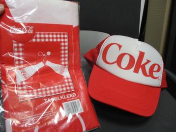 COCA COLA CAP en TAFELKLEED NIEUW beschikbaar voor biedingen