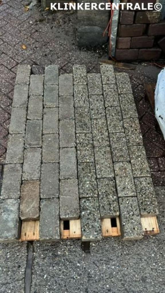 ROOIKORTING 900m2 grijs betonklinkers betonstraatstenen bkk, Tuin en Terras, Tegels en Klinkers, Gebruikt, Klinkers, Beton, 10 m² of meer