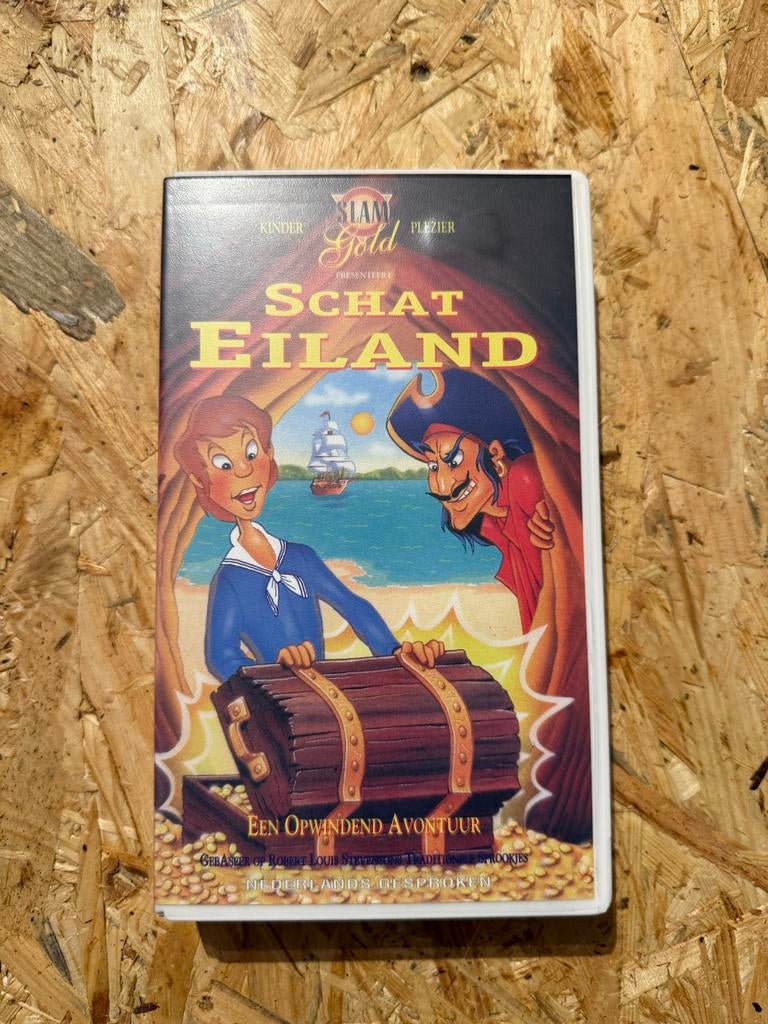 Schat Eiland - Avontuur op Videoband, Gebruikt, Tekenfilm, Alle leeftijden, Kinderprogramma's en -films