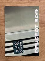 Autofolder/Brochure Peugeot 309 1989, Ophalen of Verzenden, Nieuw, Peugeot