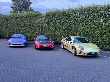 5x Mitsubishi Eclipse en Toyota Supra JDM/DSM beschikbaar voor biedingen