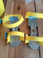 Dubbele ijzers, schaatsen, Sport en Fitness, Schaatsen, Ophalen of Verzenden, Overige typen, Overige merken