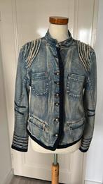 Mcp jeans jasje maat 40/42, Kleding | Dames, Jassen | Zomer, Ophalen of Verzenden, Zo goed als nieuw, Maat 38/40 (M), Zwart