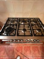 Gebruikt zes pits gasfornuis en ekektrische oven, Witgoed en Apparatuur, Fornuizen, Ophalen, Gebruikt, Hete lucht, 60 cm of meer