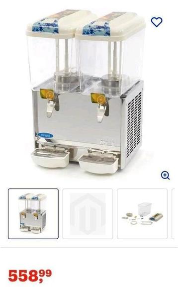 Gekoelde drank dispenser of sap dispenser  2x 18l beschikbaar voor biedingen