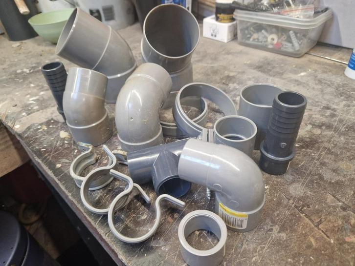 Te koop: rest matriaal niet gebruikt PVC bochten en buizen, Tuin en Terras, Vogelhuisjes en Vogelbaden, Zo goed als nieuw, Ophalen