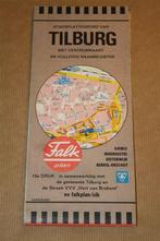 Oude Falk Stadsplattegrond - Tilburg - Circa 1980, Gelezen, Ophalen of Verzenden, Landkaart, 1800 tot 2000