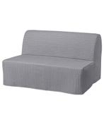 Slaapbank IKEA lyksele lovas, lichtgrijs (knisa), 2 zits, Huis en Inrichting, Slaapkamer | Slaapbanken, Ophalen, Gebruikt, Tweepersoons