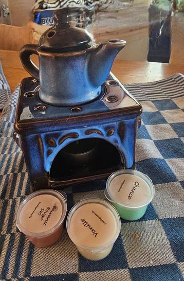 Waxmelts (10/3,00) & brander (6,50) beschikbaar voor biedingen