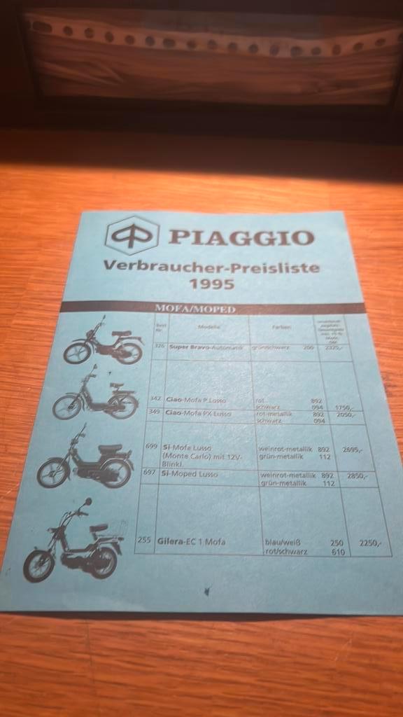 Prijslijst piaggio skr, ciao, hexagon etc, Motoren, Tuning en Styling, Ophalen of Verzenden