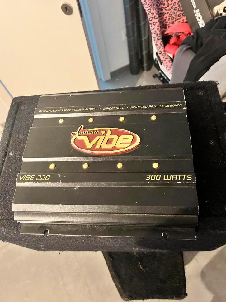 Lanzar Vibe Auto speaker versterker gebruikt maar werkt nog, Auto diversen, Autospeakers, Gebruikt, Ophalen