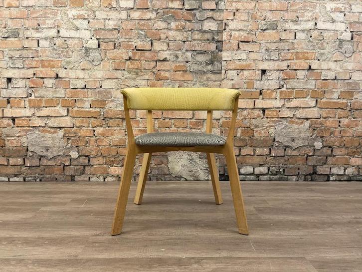 Moroso Wood Bikini bij TheReSales, Huis en Inrichting, Stoelen, Zo goed als nieuw, Eén, Hout, Stof, Grijs, Ophalen of Verzenden