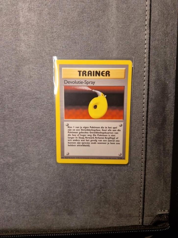 Devolutie spray 72/102 Base Set 1999 Wotc, Hobby en Vrije tijd, Verzamelkaartspellen | Pokémon, Zo goed als nieuw, Losse kaart