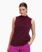 Studio Anneloes faith top magenta glitter lurex mt XXL, Ophalen of Verzenden, Zo goed als nieuw, Maat 46/48 (XL) of groter, Zonder mouw