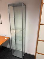 Vitrinekast met verlichting, Huis en Inrichting, Kasten | Vitrinekasten, Ophalen, 25 tot 50 cm, Glas, 150 tot 200 cm