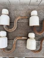 Antieke Porseleinen Isolatoren - Set van 4, Antiek en Kunst, Curiosa en Brocante, Ophalen