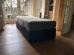 bed boxspring, 90 cm, Gebruikt, Stof, Zwart