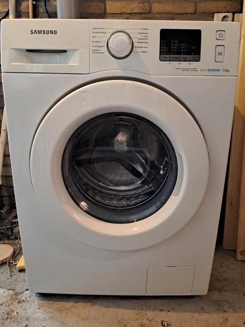 Samsung eco bubble 7kg, Witgoed en Apparatuur, Wasmachines, Zo goed als nieuw, Voorlader, 6 tot 8 kg, 85 tot 90 cm, 1200 tot 1600 toeren