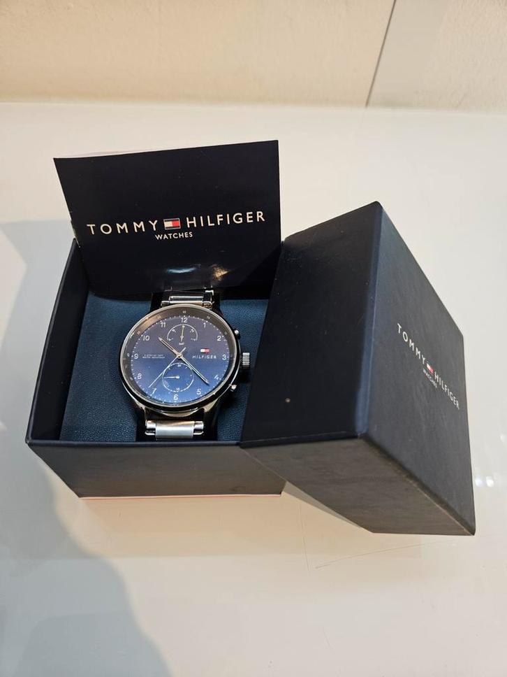 Tommy Hilfiger Herenhorloge - Staal, Sieraden, Tassen en Uiterlijk, Horloges | Heren, Nieuw, Polshorloge, Overige merken, Staal