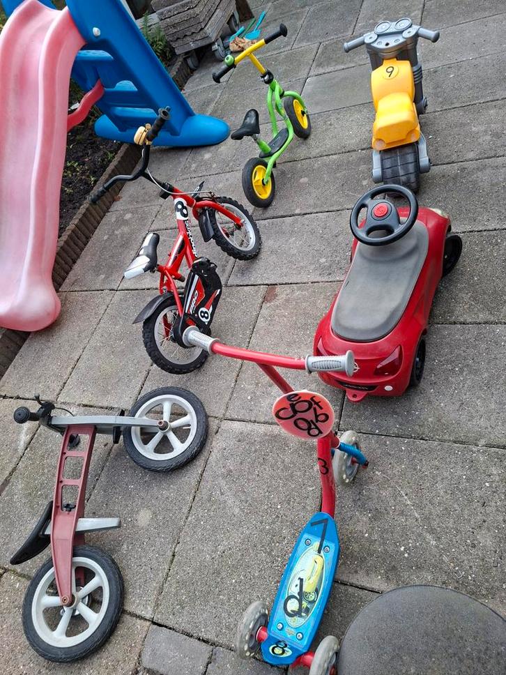 Kinderfietsen en Loopfietsen - Diverse modellen, Kinderen en Baby's, Speelgoed | Buiten | Voertuigen en Loopfietsen, Gebruikt