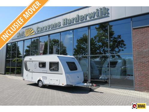 Knaus Sport 420 QD TRUMA MOVER+ISABELLA+FIET, Caravans en Kamperen, Caravans, Bedrijf, tot en met 4, 1000 - 1250 kg, Treinzit