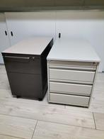 2x bureau ladekasten (verrijdbaar), Ophalen, Minder dan 50 cm, Gebruikt, 3 of 4 laden
