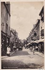 682E Haarlem, Barrevoetestraat, winkels, oldtimer, 1934, Ophalen of Verzenden, 1920 tot 1940, Gelopen, Noord-Holland