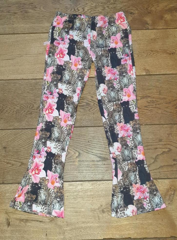 Zo lief poezen flared broek maat 98/104 nieuw, Kinderen en Baby's, Kinderkleding | Maat 98, Nieuw, Meisje, Broek, Ophalen of Verzenden