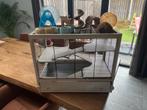 Hamsterkooi met toebehoren, Kooi, Gebruikt, Minder dan 75 cm, Hamster