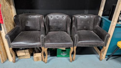 Riviera Maison stoelen Pellini leder, Huis en Inrichting, Banken | Bankstellen, Gebruikt, Ophalen of Verzenden